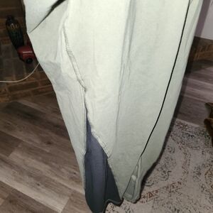 Lane Bryant Two-Tone Leggings - Green and Gray